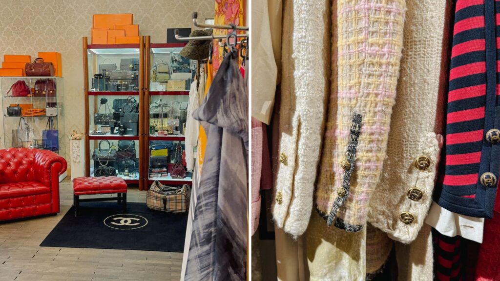 Immagini interne del negozio ANGELO Vintage Palace: abiti